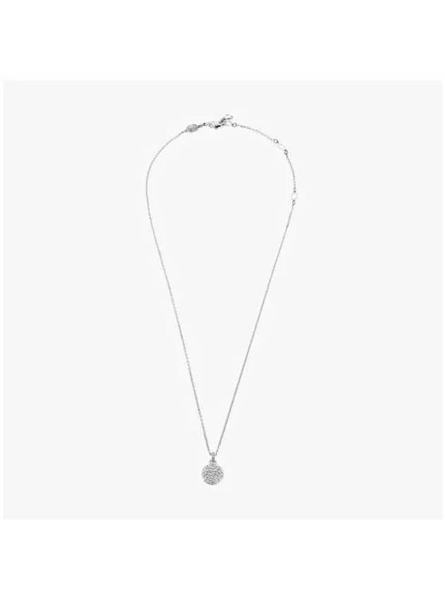 Sublima Rhodium Necklace Earrings Set Silver White - SWAROVSKI - BALAAN 3