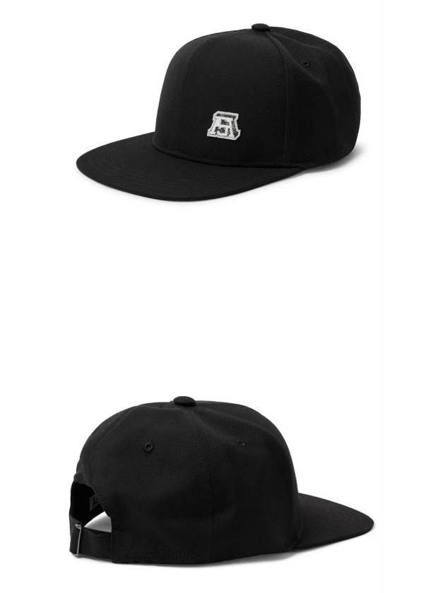 Logo Patch Ball Cap Black - ACNE STUDIOS - BALAAN 5