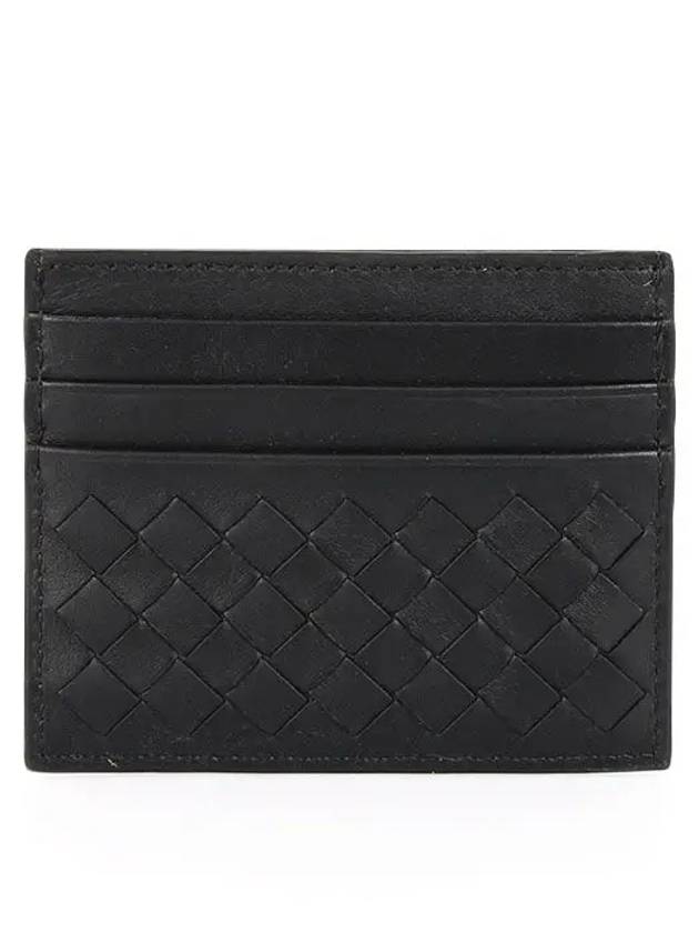 Intrecciato Classic Card Wallet Black - BOTTEGA VENETA - BALAAN 2