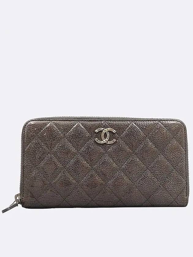 gray long wallet - CHANEL - BALAAN 2