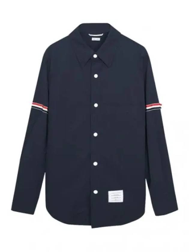 RWB arm banding nylon shirt type jacket long sleeve - THOM BROWNE - BALAAN 1