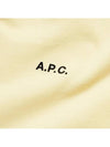 Jade Logo Short Sleeve T-Shirt Yellow - A.P.C. - BALAAN 3