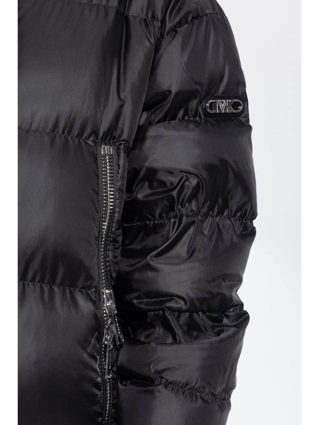 Michael Michael Kors Down Jacket With Wide Collar, Women's, Black - MICHAEL KORS - BALAAN 5