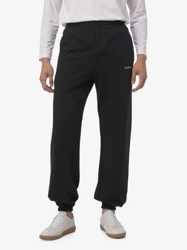 Diag Print Track Pants Black - OFF WHITE - BALAAN 2