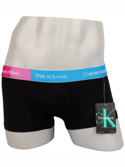 Pride Love Micro Draws Pants Black - CALVIN KLEIN - BALAAN 2