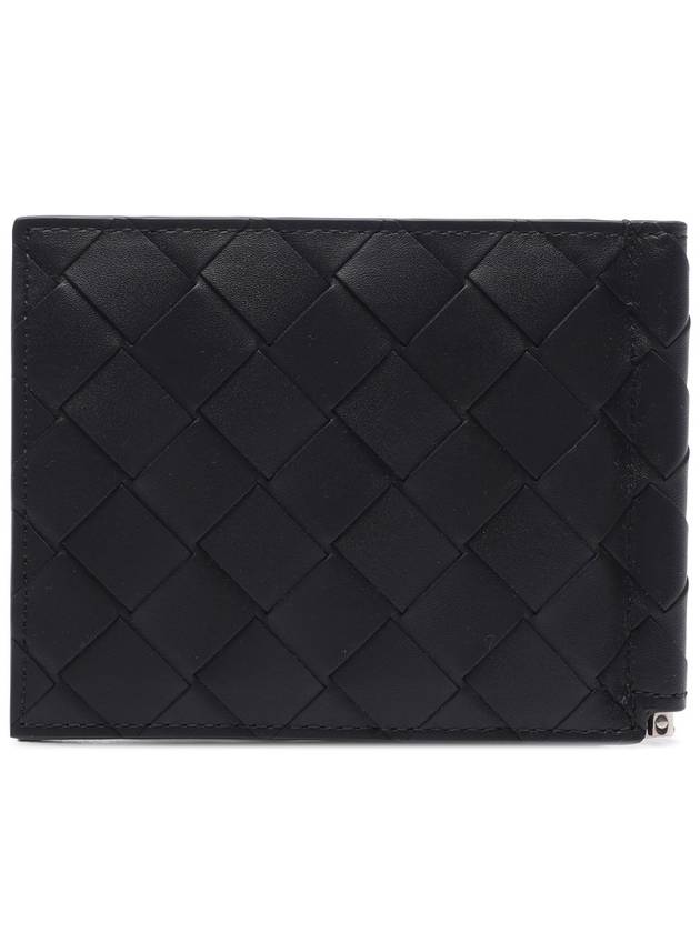 Intrecciato Bill Clip Card Wallet Black - BOTTEGA VENETA - BALAAN 5