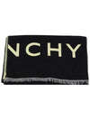 Logo embroidered wool muffler GV3518 J4180003 - GIVENCHY - BALAAN 2