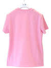 Embroidered Logo Cotton Short Sleeve T-Shirt Candy Pink - MONCLER - BALAAN 3