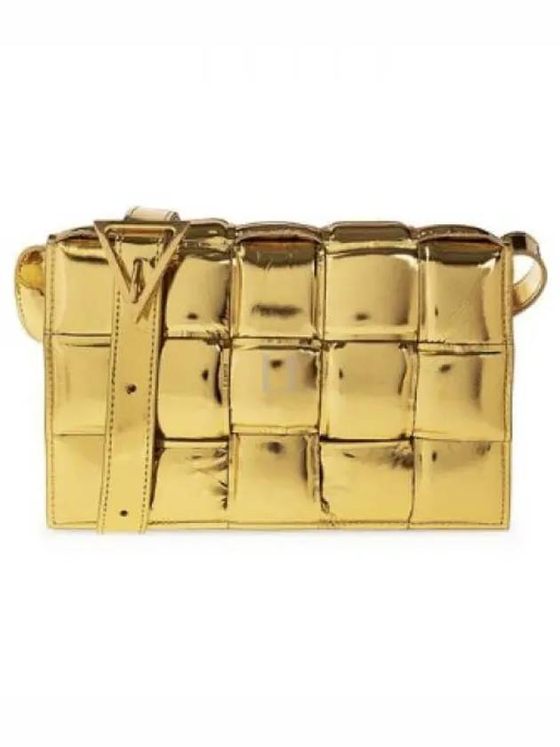 Padded Cassette Cross Bag Gold - BOTTEGA VENETA - BALAAN 2