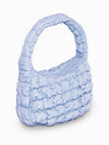 Quilted Mini Shoulder Bag Light Blue - COS - BALAAN 3