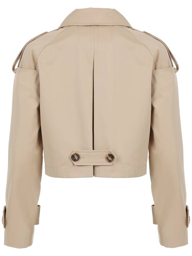 Shoulder Point Trench Crop Jacket - ILROZE - BALAAN 2