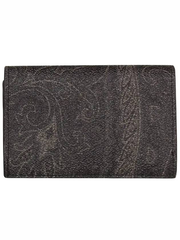 Paisley Card Wallet Black - ETRO - BALAAN 3