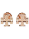 Women s Kira stud earrings rose gold 17843 652 - TORY BURCH - BALAAN 1