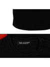 Kind of Red Print Short Sleeve T-Shirt Black - NEIL BARRETT - BALAAN 6