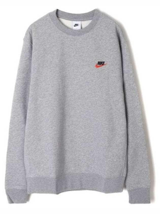 Men's NSW Club Crew Sweatshirt Grey - NIKE - BALAAN 2