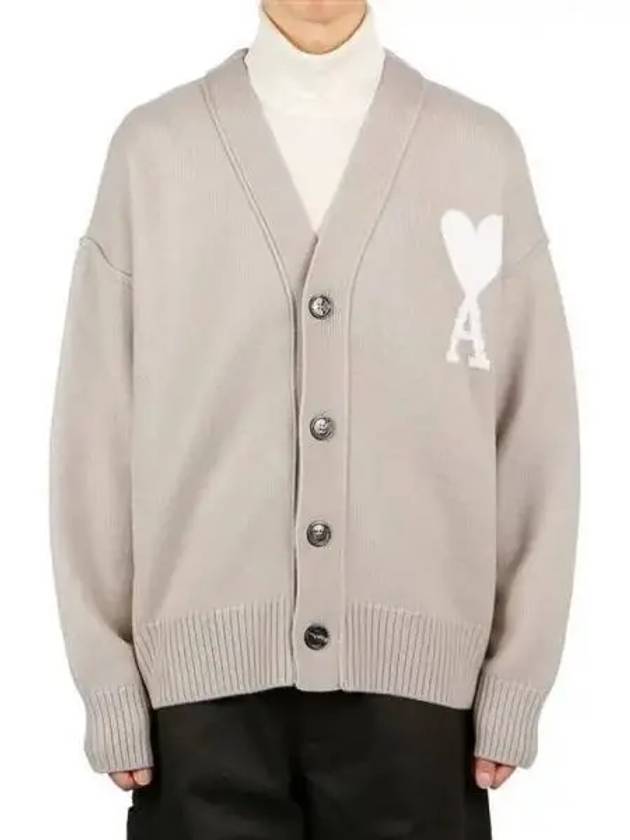 Big heart logo cardigan 270732 - AMI - BALAAN 1