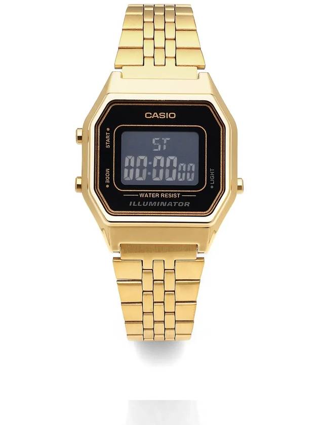 LA680WGA 1BDF LA680WGA 1B digital gold metal watch - CASIO - BALAAN 4