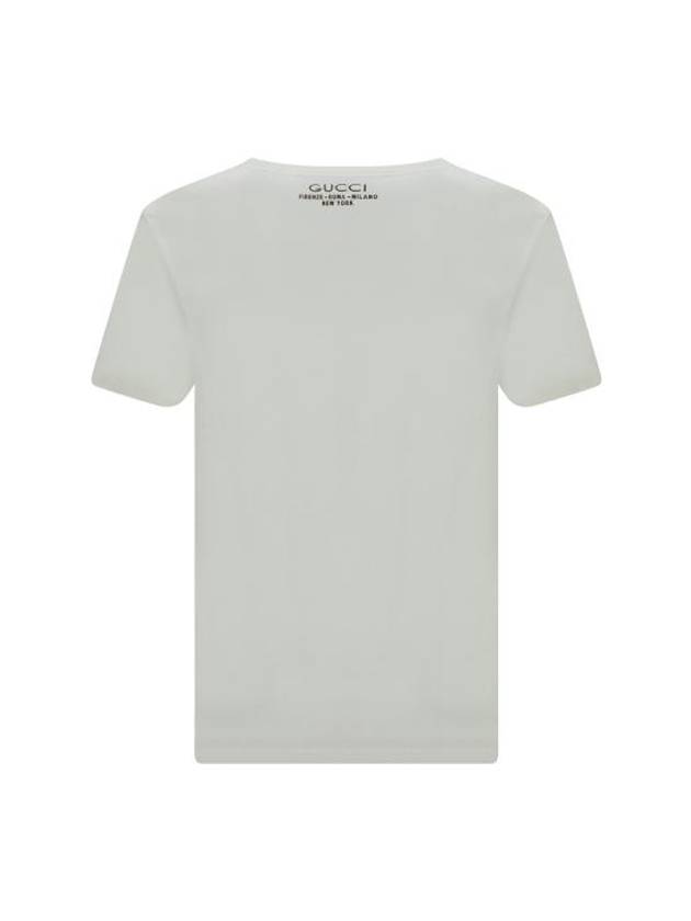 Monogram Logo Cotton Short-Sleeve T-Shirt White - GUCCI - BALAAN 3