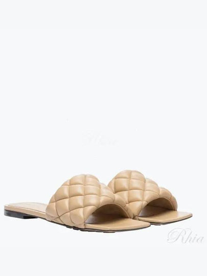 Padded Quilted Slippers Cane Sugar - BOTTEGA VENETA - BALAAN 2