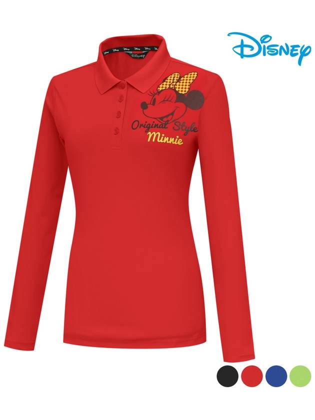 Basic Long Sleeve Collar T-Shirt DO1LTS080 - DISNEY GOLF - BALAAN 3