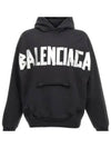 hooded sweatshirt 744441TQVQ9 1073 BLACK - BALENCIAGA - BALAAN 2