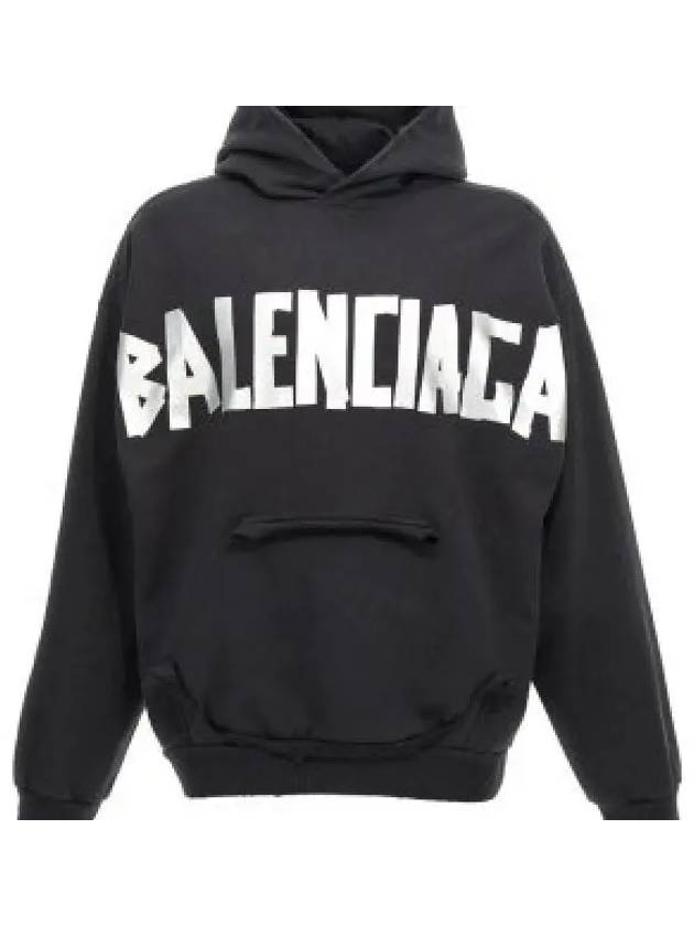 hooded sweatshirt 744441TQVQ9 1073 BLACK - BALENCIAGA - BALAAN 2