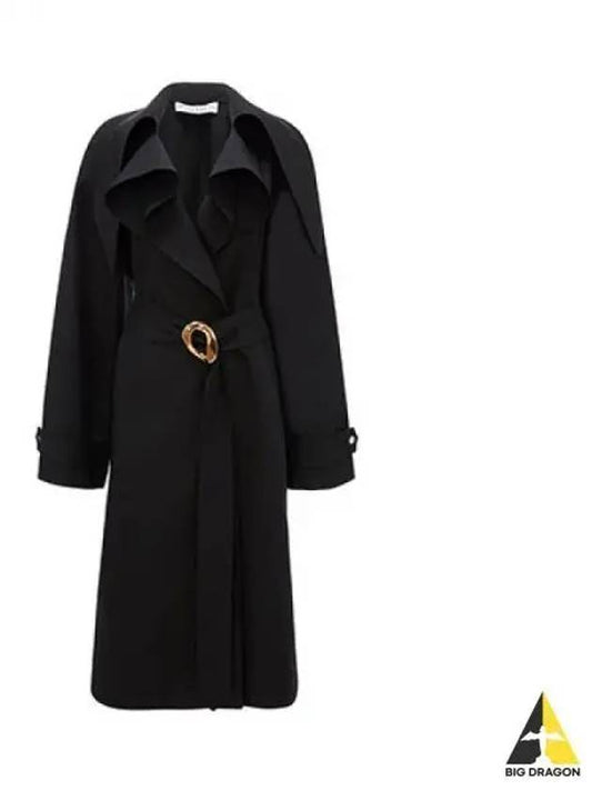 J W Anderson Women s Trench Coat Black CO0204PG0824 - JW ANDERSON - BALAAN 1