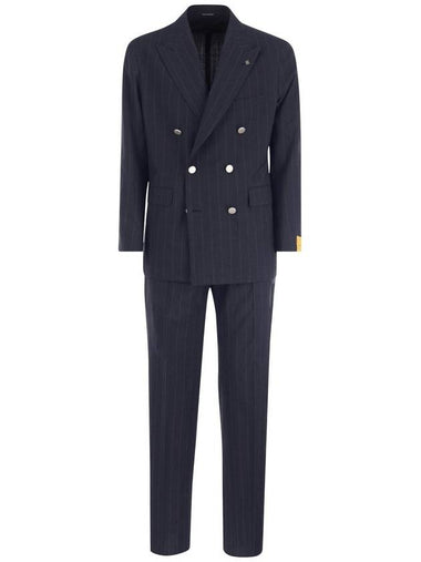 Double-breasted pinstripe suit - TAGLIATORE - BALAAN 1