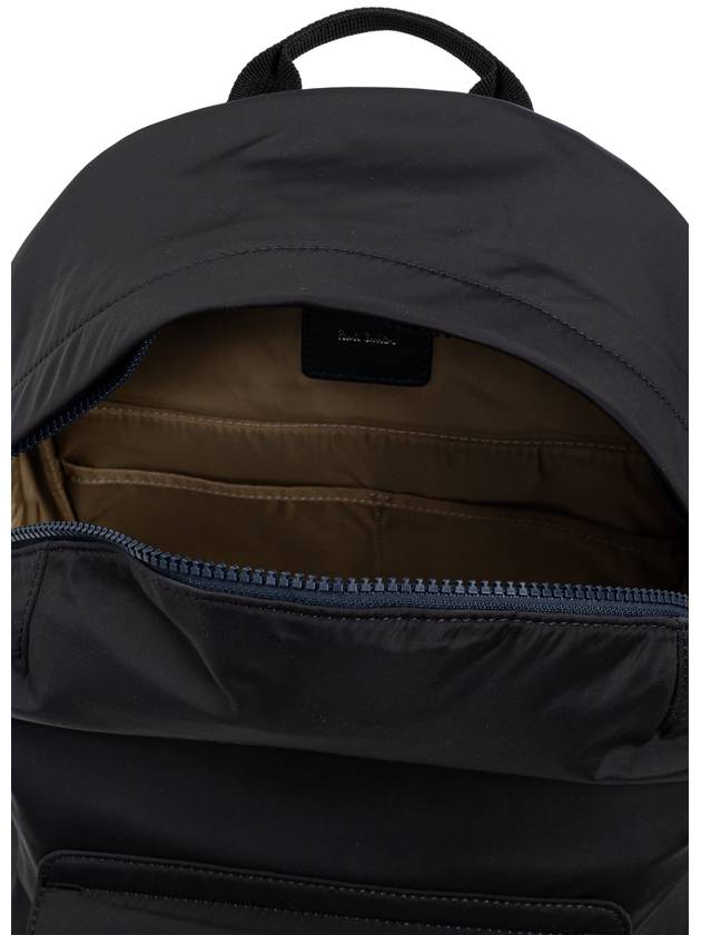 Paul Smith Backpack With Logo, Men's, Navy Blue - PAUL SMITH - BALAAN 5