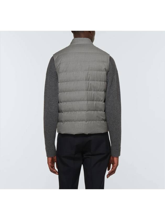 1A00121 595SB 910 Men’s GALLIENNE Gray Down Vest - MONCLER - BALAAN 3