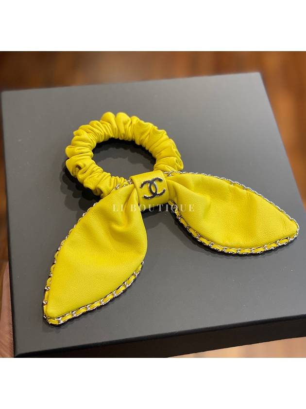 Ribbon Bunny Hairband Gopchang Summer Yellow - CHANEL - BALAAN 1