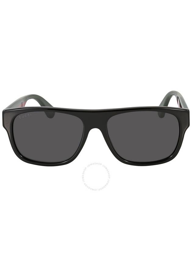 Eyewear Web Square Sunglasses Black - GUCCI - BALAAN 2