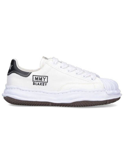 Blakey OG Sole Canvas Low Top Sneakers White - MAISON MIHARA YASUHIRO - BALAAN 2