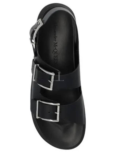 Hybrid Double Buckle Sandals Black - ALEXANDER MCQUEEN - BALAAN 2