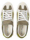 Gancini logo patch sneakers BORG5 OLIVO BUS SUEDE 0757669 - SALVATORE FERRAGAMO - BALAAN 6