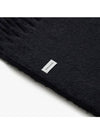 Jacquard Detail Scarf Black - SALVATORE FERRAGAMO - BALAAN 4