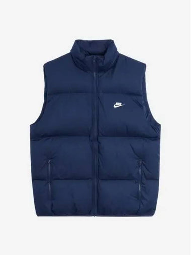 Nike NSW Club Primaloft Water Repellent Puffer Vest Midnight Navy US EU - NIKE - BALAAN 1