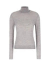 Cassandre Wool Turtle Neck Grey - SAINT LAURENT - BALAAN 2