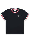 Kids Logo Patch Short Sleeve Black 8C00018 83907 999 8 10A - MONCLER - BALAAN 2