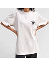 LB Crown T Shirt White Women - STUSSY - BALAAN 4