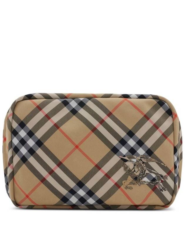 EKD Appliquéd Check Pouch Sand - BURBERRY - BALAAN 2