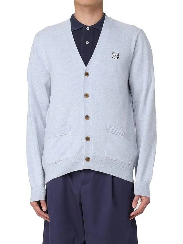 Bold Fox Head Patch Regular Cardigan Black - MAISON KITSUNE - BALAAN 2