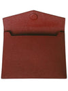 Envelope Uptown Baby Clutch Bag Burgundy - SAINT LAURENT - BALAAN 5