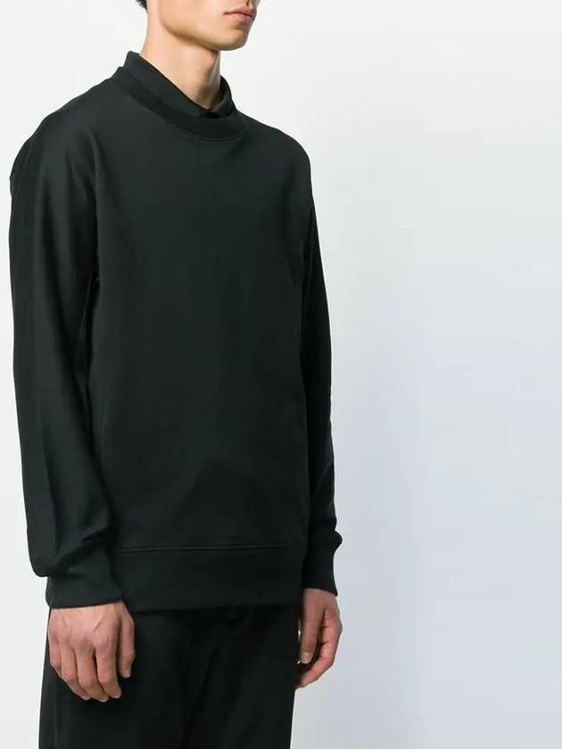 Classic Back Logo Cotton Sweatshirt Black - Y-3 - BALAAN 5