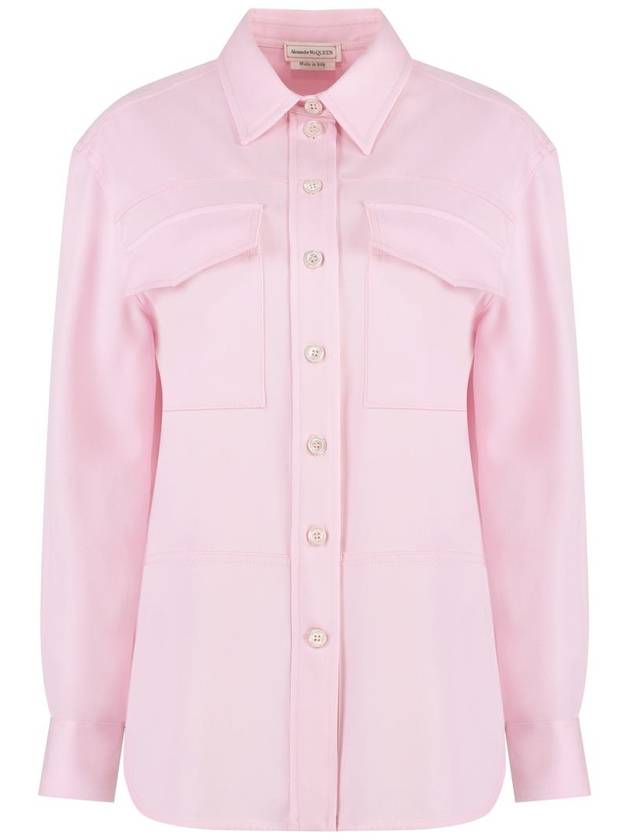 Alexander McQueen Wool Overshirt - ALEXANDER MCQUEEN - BALAAN 1