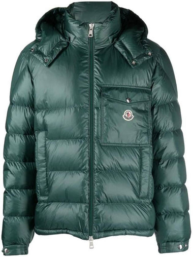 Wollaston Short Down Padding Green - MONCLER - BALAAN 1