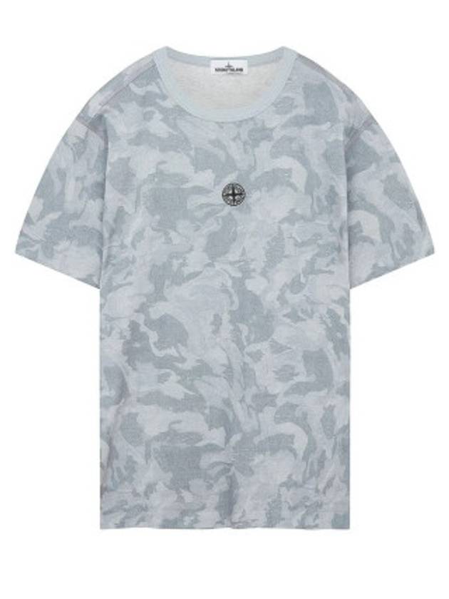 20SS short sleeve camouflage embroidered logo men’s Tshirt 7215233E7 - STONE ISLAND - BALAAN 1