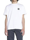 Wappen Logo Patch Short Sleeve T-Shirt White - STONE ISLAND - BALAAN 3