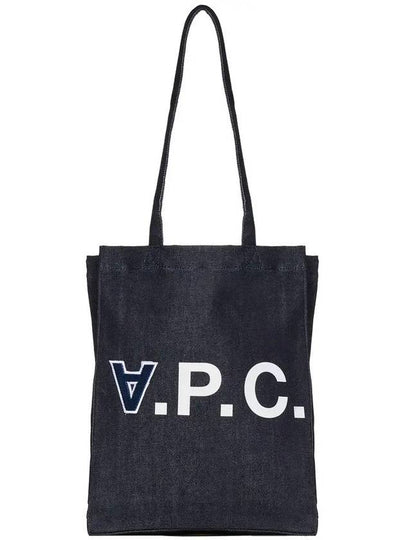 Laure 2.0 Printed Denim Tote Bag Indigo - A.P.C. - BALAAN 2