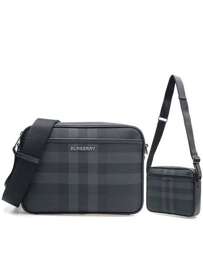 Muswell Cross Bag Charcoal - BURBERRY - BALAAN 2